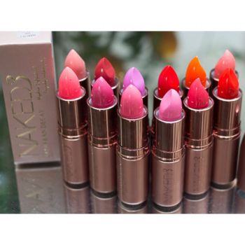 Pack of 12 Urban Decay Naked 3 Lipsticks